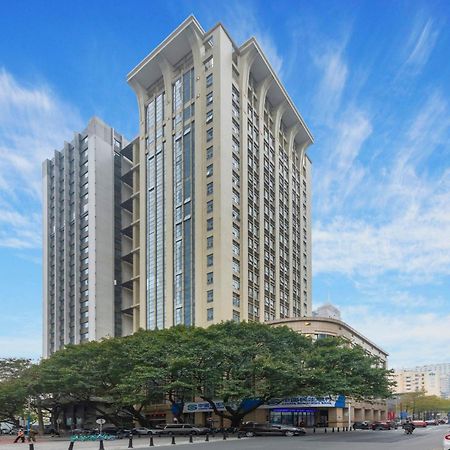 Waifiden Duplex Hotel Apartment Zhongyong Jinyu Branch-Free Shuttle Bus During The Canton Fair 외부 사진