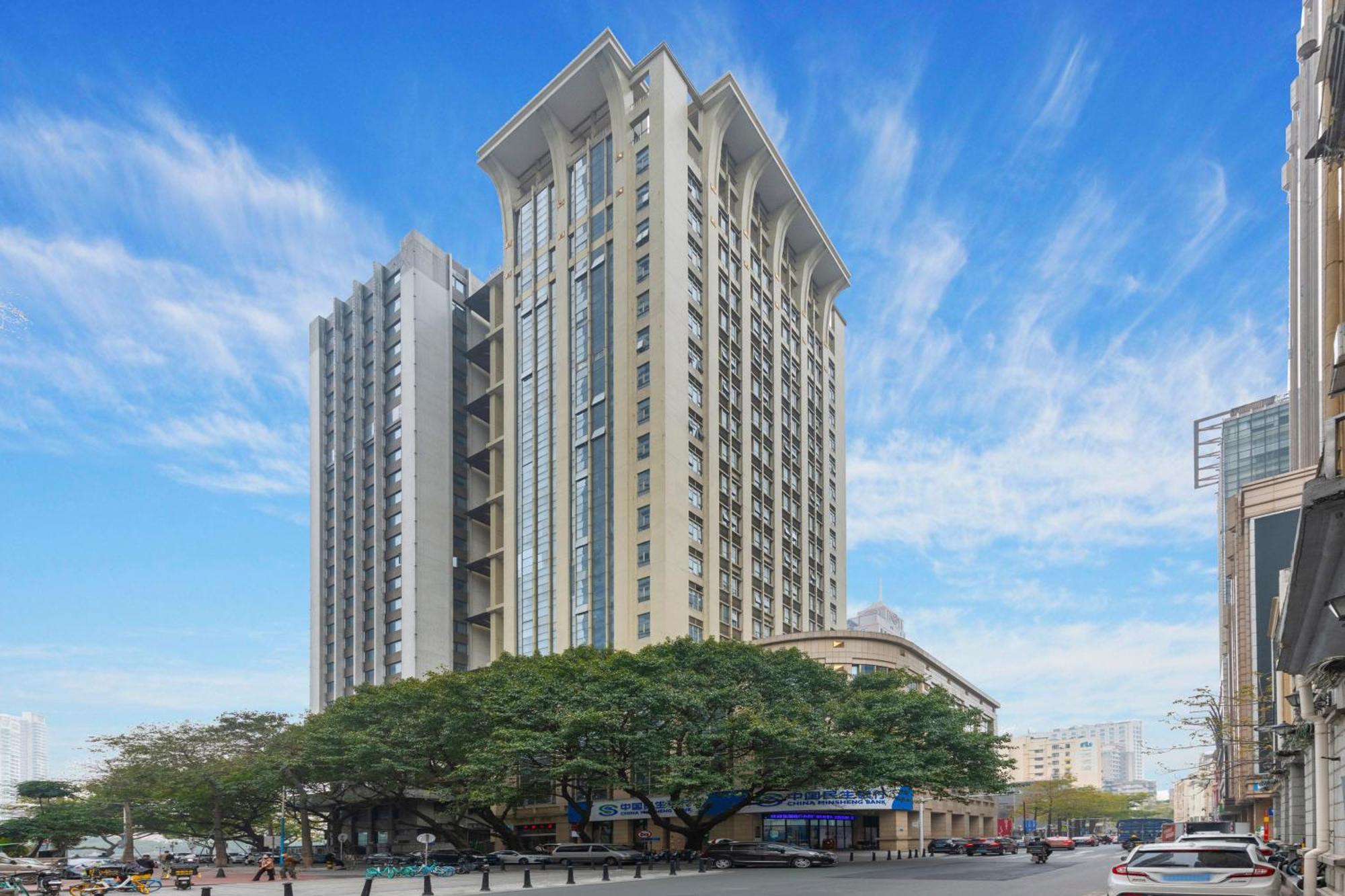 Waifiden Duplex Hotel Apartment Zhongyong Jinyu Branch-Free Shuttle Bus During The Canton Fair 외부 사진