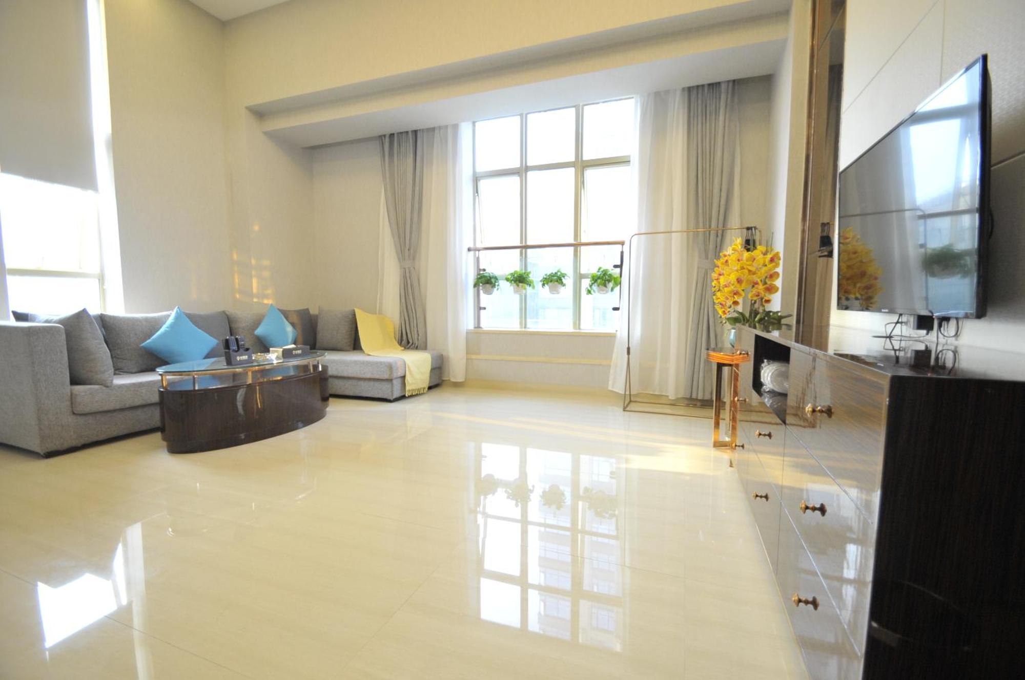 Waifiden Duplex Hotel Apartment Zhongyong Jinyu Branch-Free Shuttle Bus During The Canton Fair 외부 사진